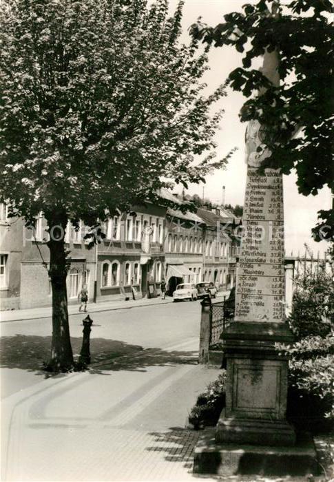 Gottleuba-Berggiesshuebel Bad Postmeilensäule Rathaus