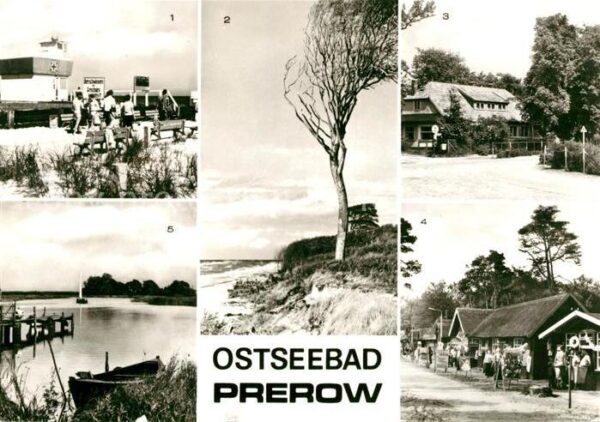 Prerow Ostseebad Hauptrettungsturm Cafe Strandeck Ladens