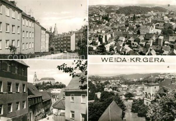 Weida Thueringen Straße der Jugend Osterburg