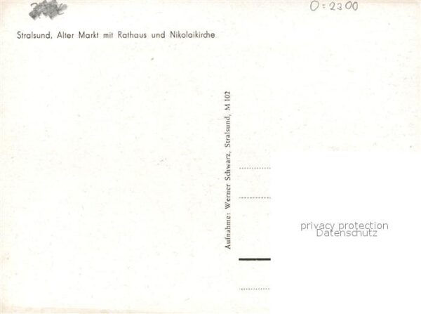 Stralsund Mecklenburg Vorpommern Alter Markt Rathaus Nikolaikirche – Bild 2