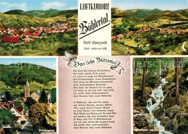 Buehlertal Panorama Ortseingang Görtelbach Wasserf