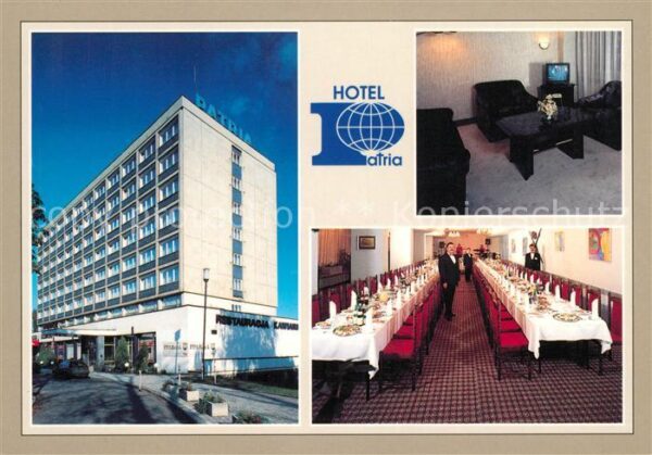 Czestochowa Schlesien Hotel Patria Speisesaal Zimmer