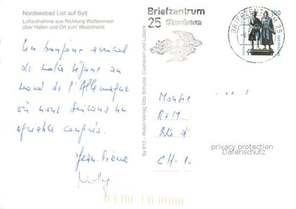 List Sylt Fliegeraufnahme mit Hafen und Ort – Bild 2