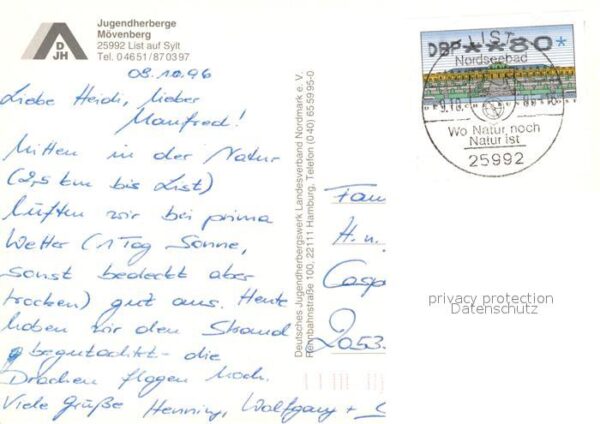 List Sylt Jugendherberge Mövenberg Fliegeraufnahm – Bild 2