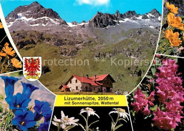 Lizumerhuette mit Sonnenspitze Wattental
