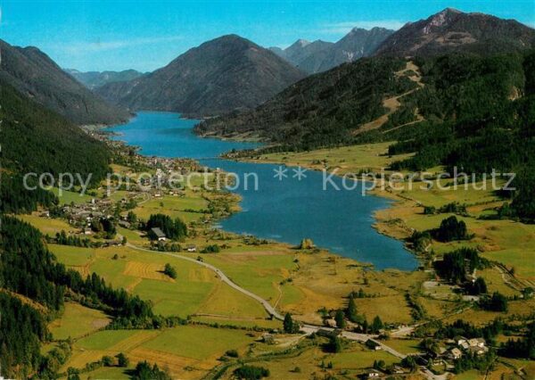 Techendorf Weissensee Fliegeraufnahme mit Weissensee