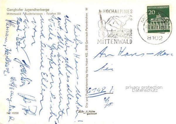 Mittenwald Bayern Ganghofer Jugendherberge Buckelwiesen – Bild 2