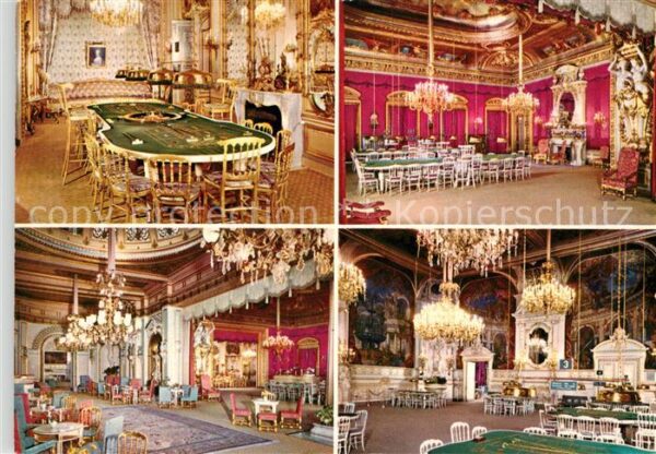 Baden-Baden Casino Saal Pompadour Roter Saal Grüner