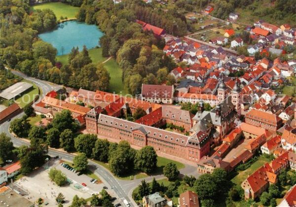 Amorbach Miltenberg Fürstliche Abtei Amorbach mit Seegarten