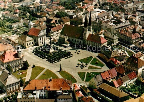 Altoetting Kapellplatz Fliegeraufnahme