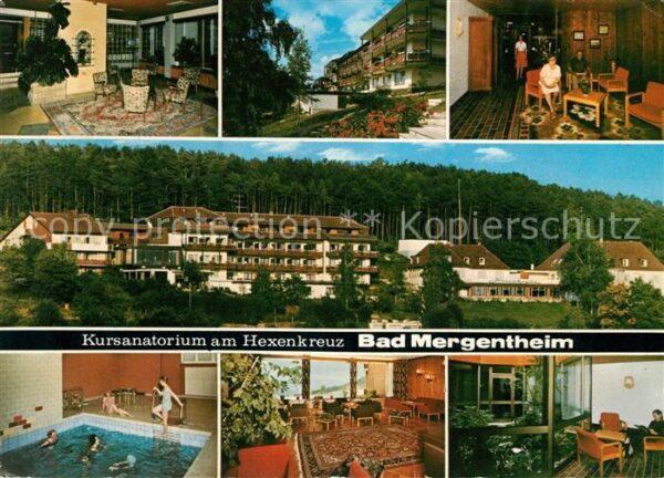Bad Mergentheim Kursanatorium am Hexenkreuz Teilansicht