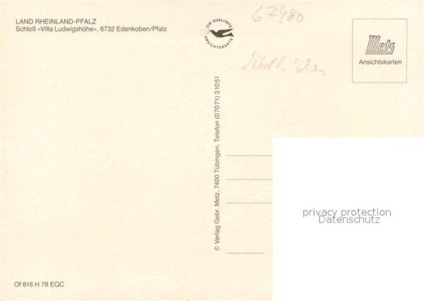 Edenkoben Schloss Villa Ludwigshöhe Fliegeraufnah – Bild 2