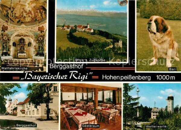 Hohenpeissenberg Wallfahrtskirche Berggasthof Bayerische