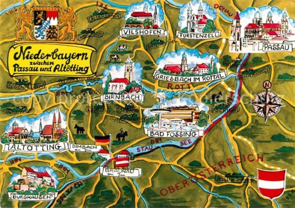 Passau Niederbayern zwischen Passau und Altött