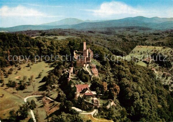 Roetteln Roettelweiler Burgruine Rötteln Fliegeraufnahme