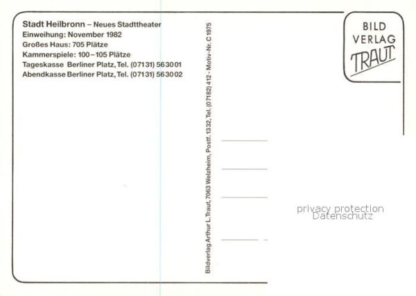 Heilbronn Neckar Neues Stadttheaters Skulpturen – Bild 2