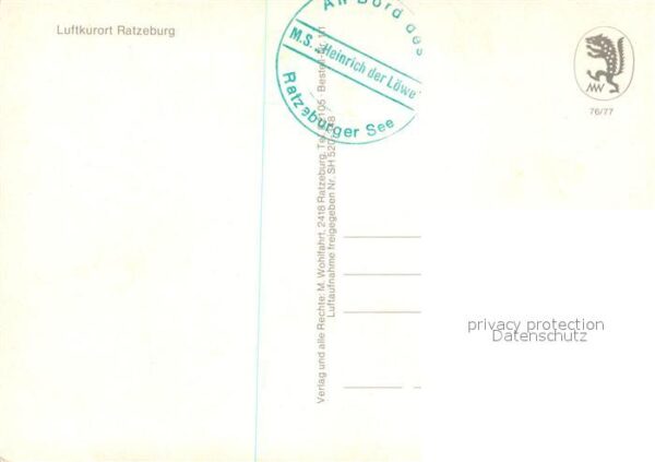 Ratzeburg Fliegeraufnahme – Bild 2
