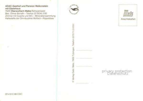 Walke ADAC Gasthof Pension Walkenstein mit Gä – Bild 2