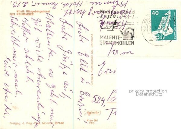 Krummsee Holstein Klinik Hängebargshorst Fliegeraufnahme – Bild 2