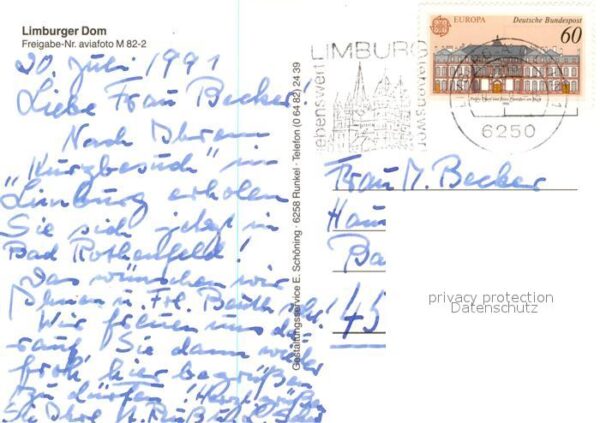 Limburg Lahn Limburger Dom Fliegeraufnahme – Bild 2