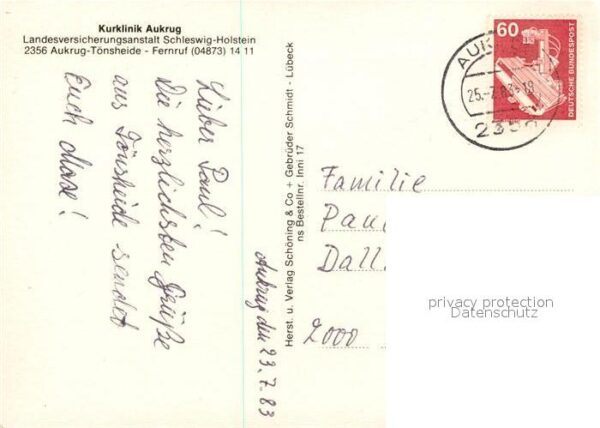 Toensheide Kurklinik Aukrug LVA Schleswig Holstein – Bild 2