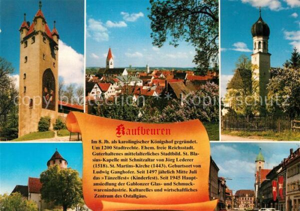Kaufbeuren St Blasius Kapelle St Martinskirche Sta