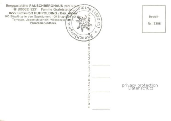 Ruhpolding Berggaststätte Rauschberghaus – Bild 2