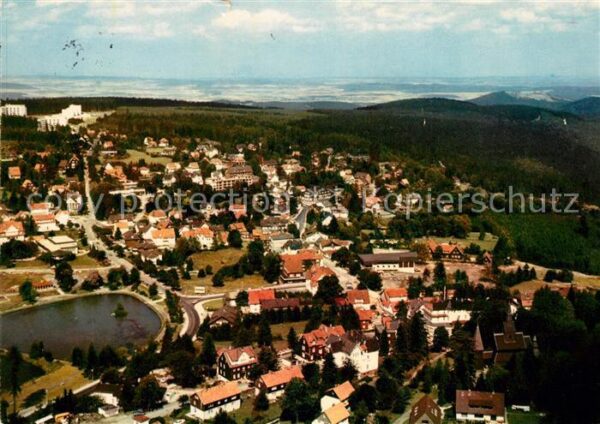 Hahnenklee-Bockswiese Harz Fliegeraufnahme