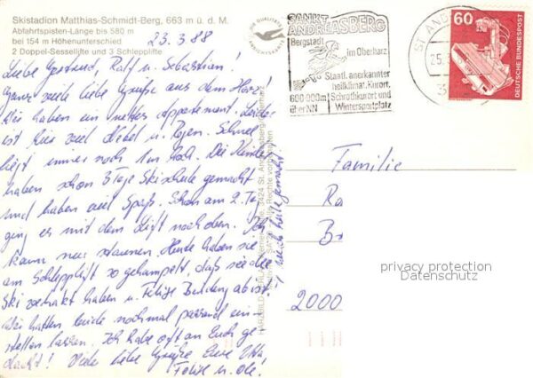 St Andreasberg Harz Skistadon Matthias Schmid Berg Doppel S – Bild 2