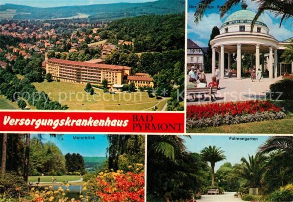 Bad Pyrmont Versorgungskrankenhaus Malerblick Palme