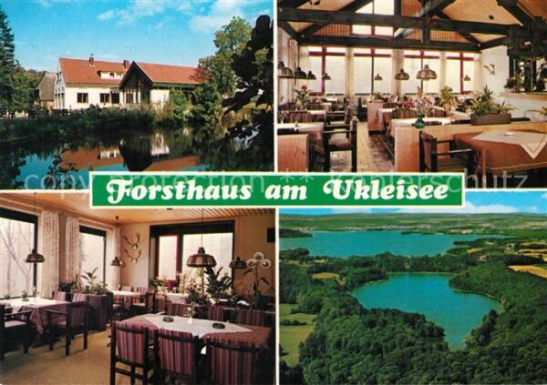 Sielbeck Holsteinische Schweiz Forsthaus am Ukleisee Gasträume Flieger
