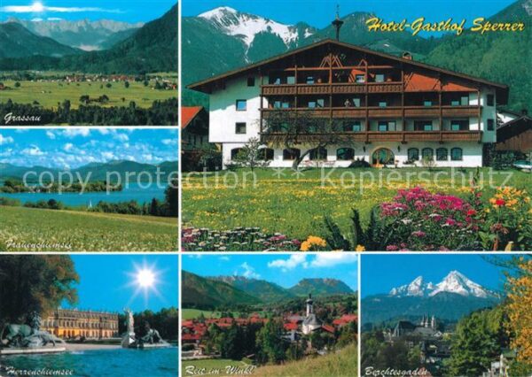 Grassau Chiemgau Hotel Gasthof Sperrer Frauenchiemsee He