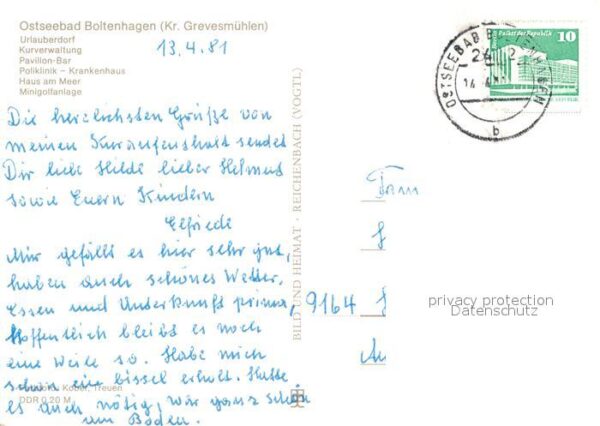 Boltenhagen Ostseebad Urlauberdorf Kurverwaltung Pavillon Bar – Bild 2