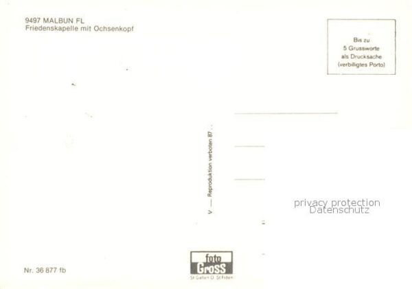 Malbun Friedenskapelle mit Ochsenkopf – Bild 2