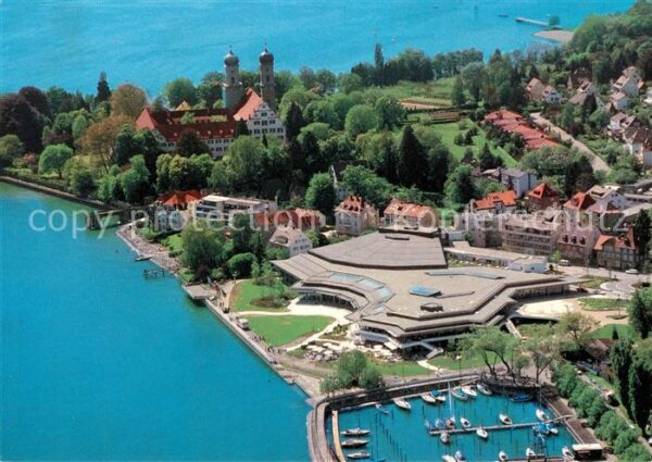 Friedrichshafen Bodensee Graf Zeppelin Haus Hafen Fliegeraufnahm