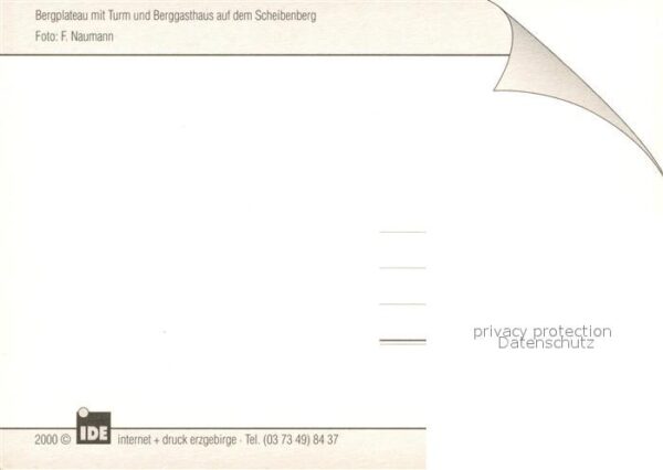 Scheibenberg Bergplateau mit Aussichtsturm – Bild 2