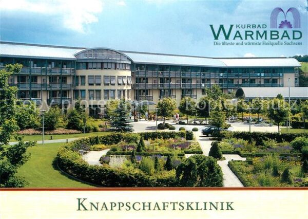 Warmbad Wolkenstein Knappschaftsklinik Eingang Parkanlage