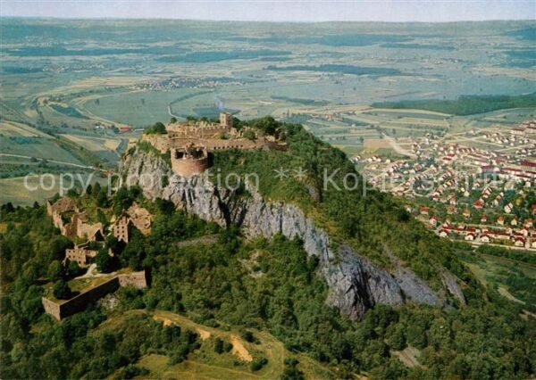 Singen Hohentwiel Burgruine Hohentwiel Fliegeraufnahme