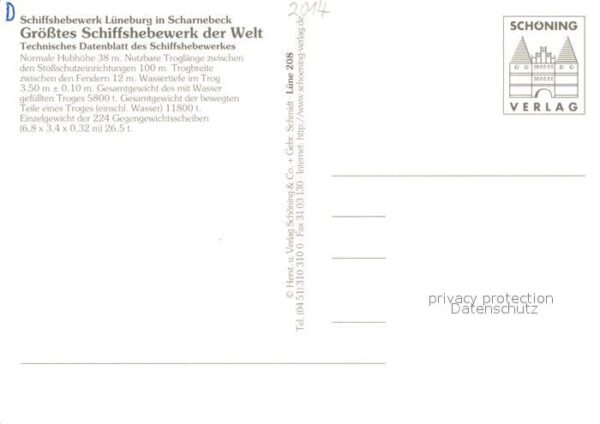Scharnebeck Lueneburg Schiffshebewerk – Bild 2