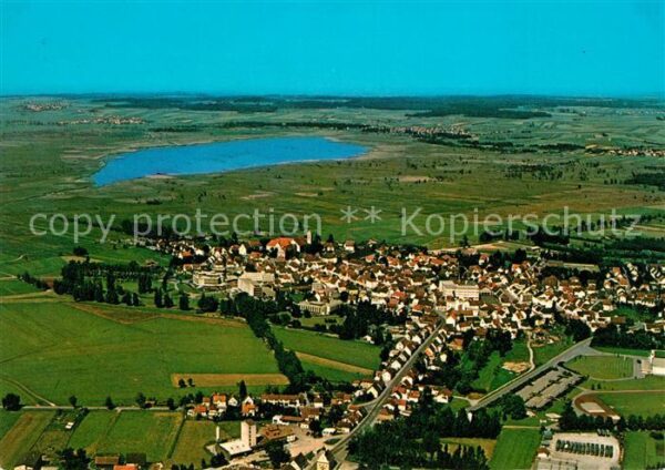 Bad Buchau Federsee Fliegeraufnahme