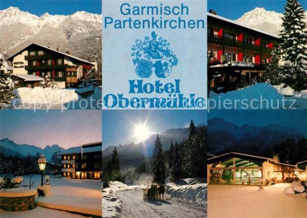 Garmisch-Partenkirchen Hotel Obermühle Winteridyll Halle