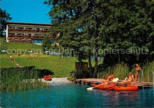 Egg Faakersee Hotel Kärnten Bootssteg