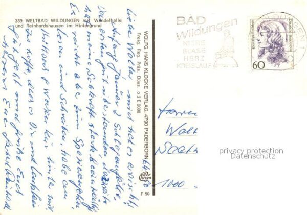 Bad Wildungen Fliegeraufnahme mit Wandelhalle und Rei – Bild 2