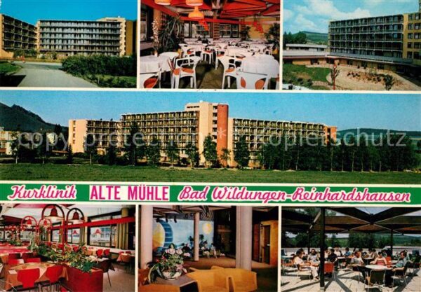 Reinhardshausen Kurklinik Alte Mühle Gasträume Terrasse