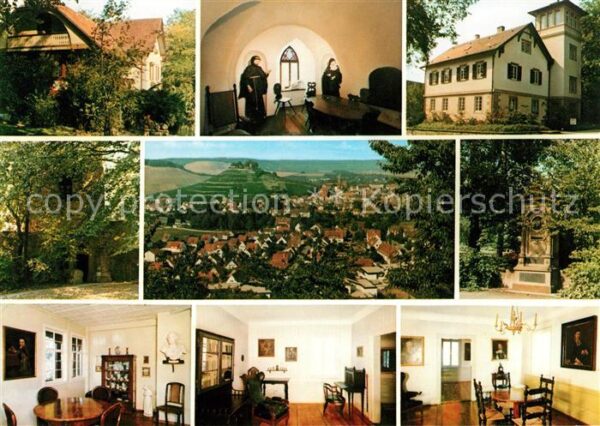 Weinsberg Justinus Kerner Haus Teilansichten Pano