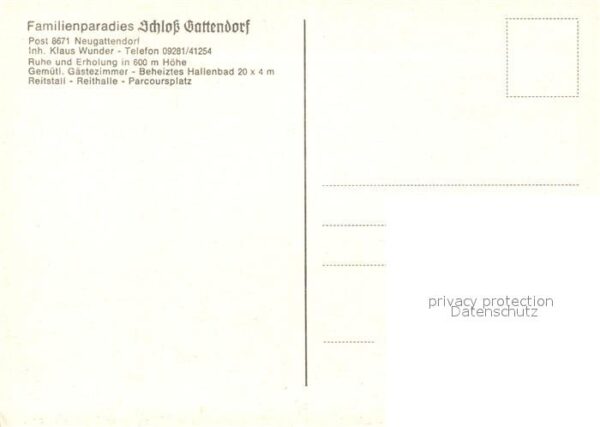 Neugattendorf Familienparadies Schloss Gattendorf Ter – Bild 2