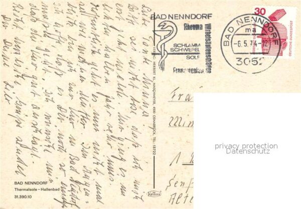 Bad Nenndorf Thermalsole Hallenbad – Bild 2