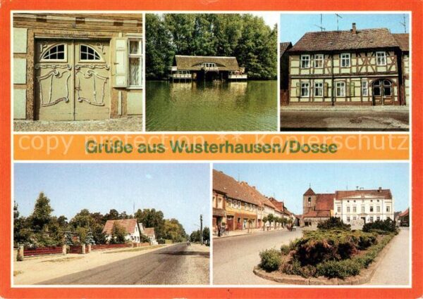 Wusterhausen Dosse Rokokotor Karl Liebknecht Strasse Boots