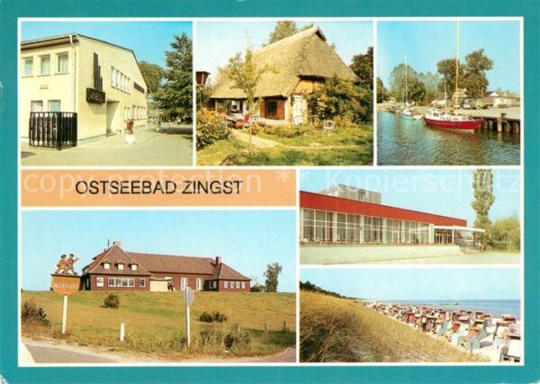 Zingst Ostseebad FDGB Restaurant Nordlicht Kate Hafen Ku
