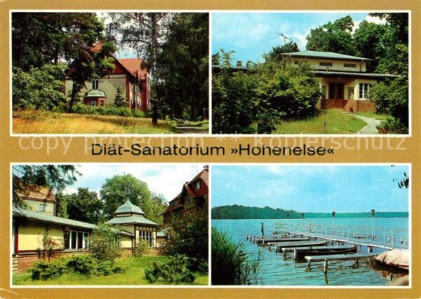 Rheinsberg Diät Sanatorium Hohenelse Haus 2 und 3